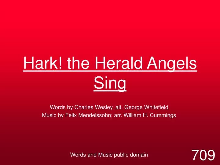 hark the herald angels sing n.