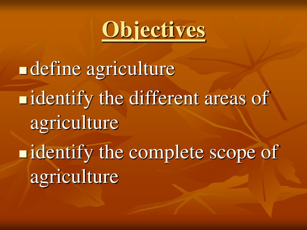 scope for research in agriculture