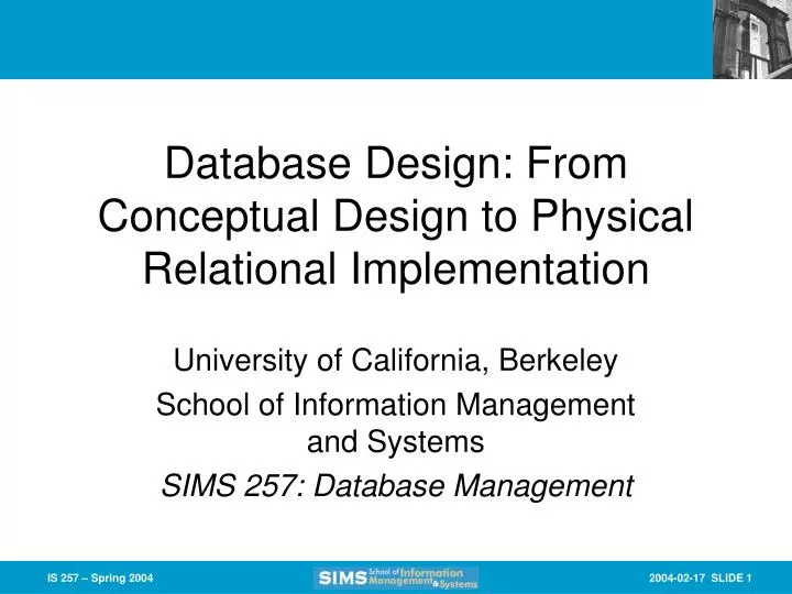 what is relational survey design