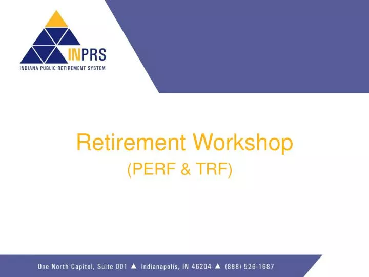retirement workshop n.