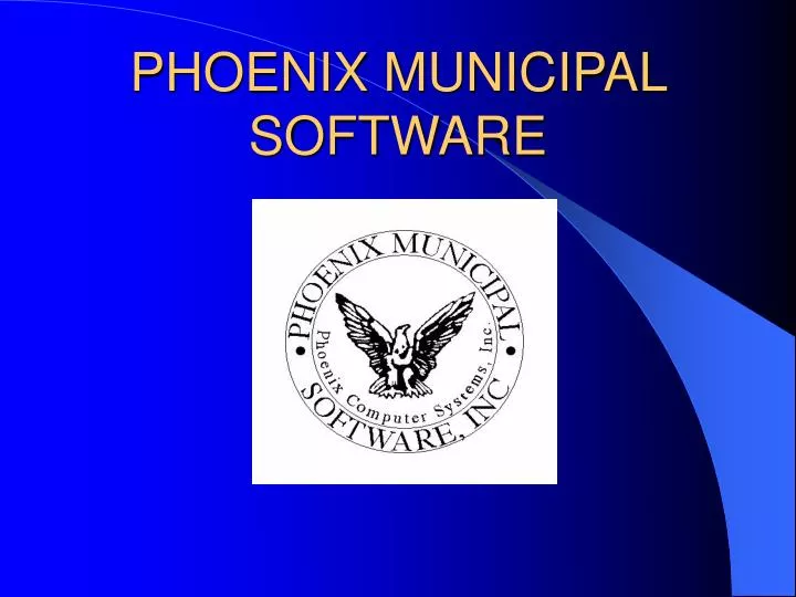 phoenix municipal software n.