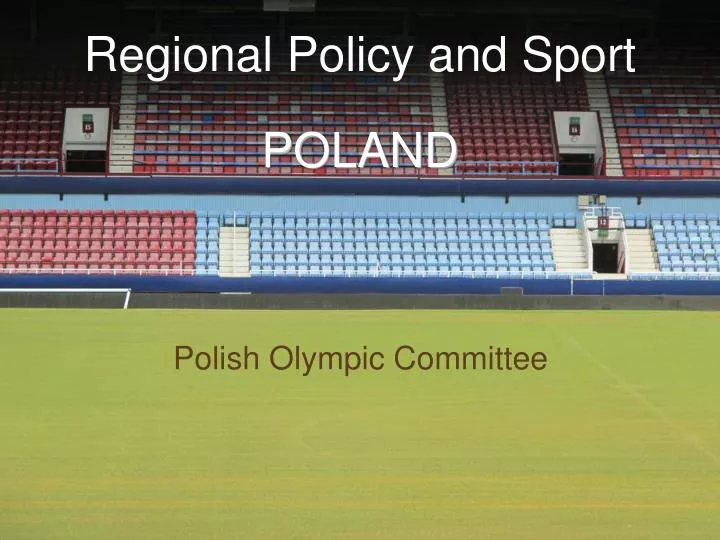 regional policy and sport poland n.