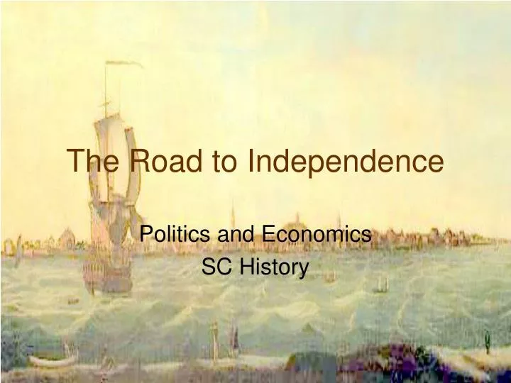 the road to independence n.