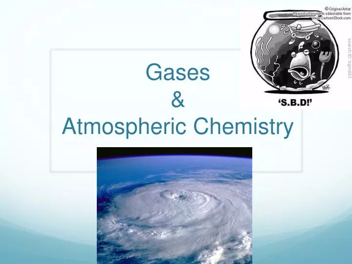 gases atmospheric chemistry n.