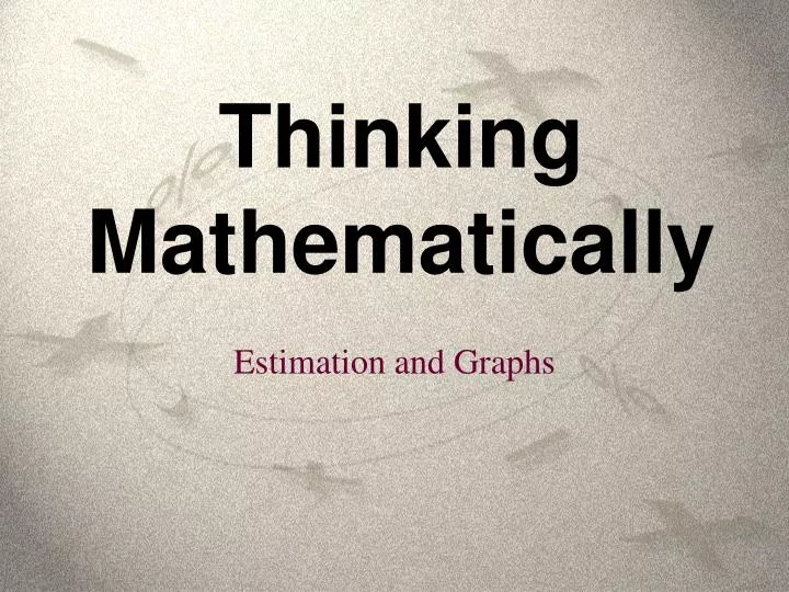 thinking mathematically n.