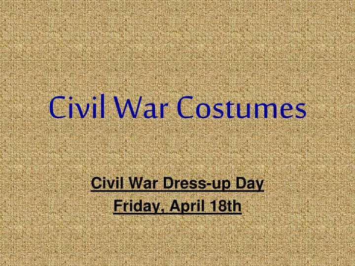 civil war costumes n.