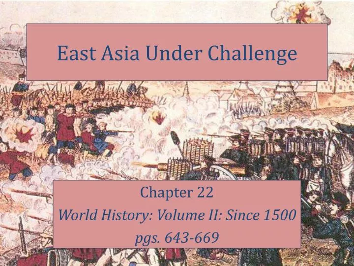 east asia under challenge n.