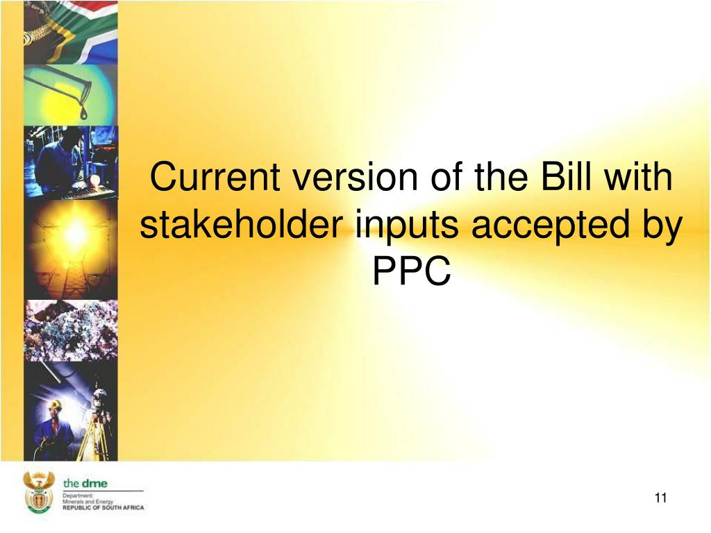 PPT ELECTRICITY REGULATION AMENDMENT BILL PowerPoint Presentation