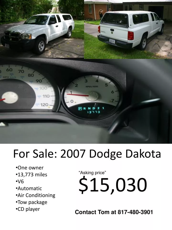 for sale 2007 dodge dakota n.