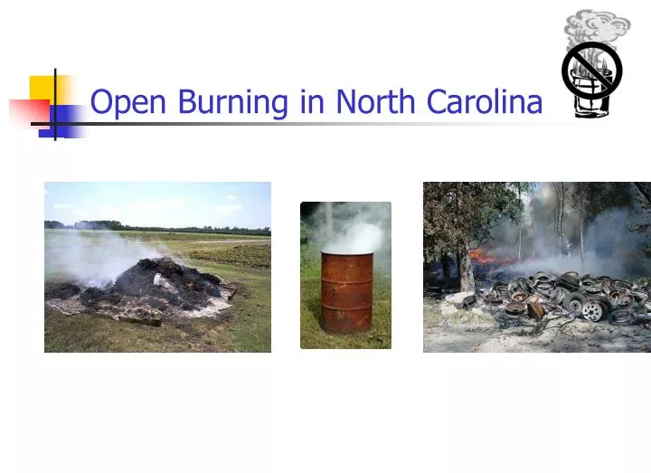 open burning in north carolina n.