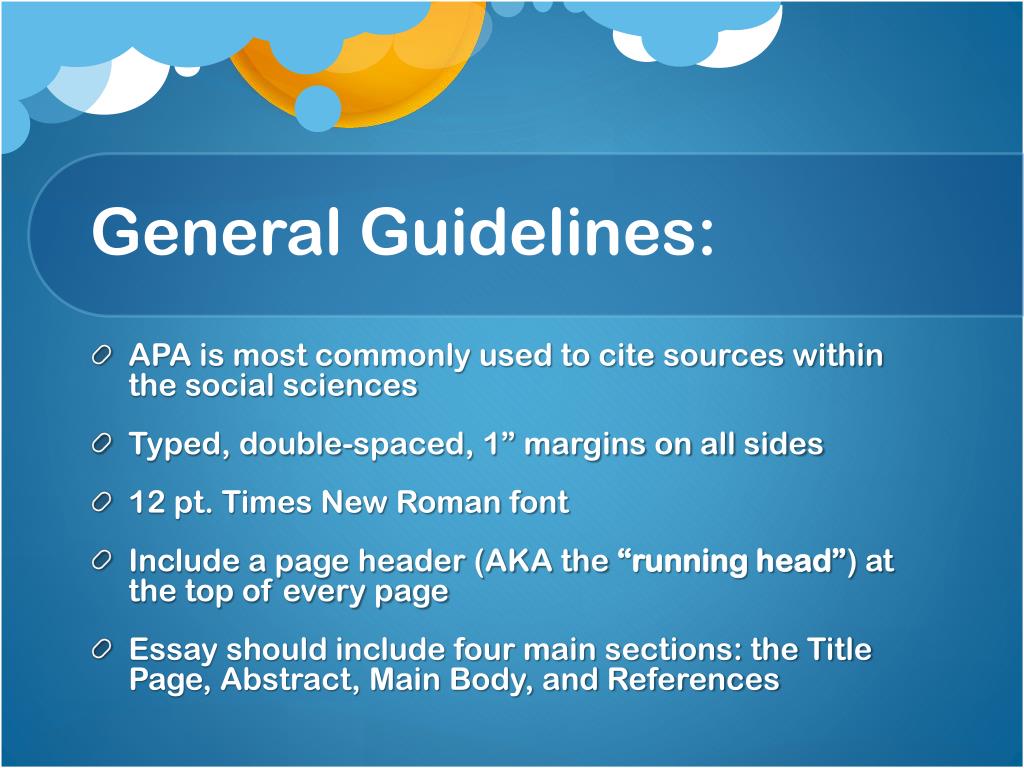 PPT American Psychological Association (APA) PowerPoint Presentation