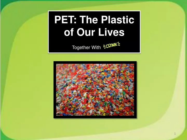pet the plastic of our lives n.