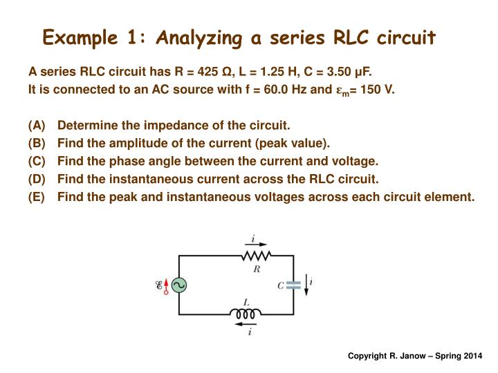 Resonant Amplitude And Phase Response In A Driven Rlc Tankcircuit