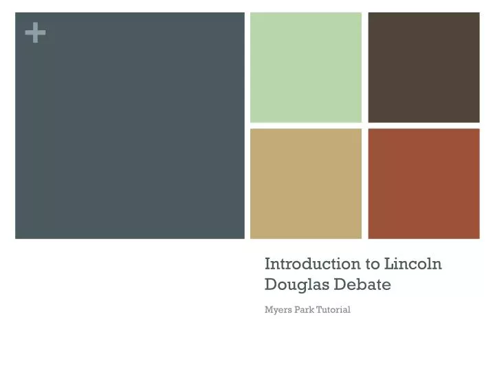 introduction to lincoln douglas debate n.