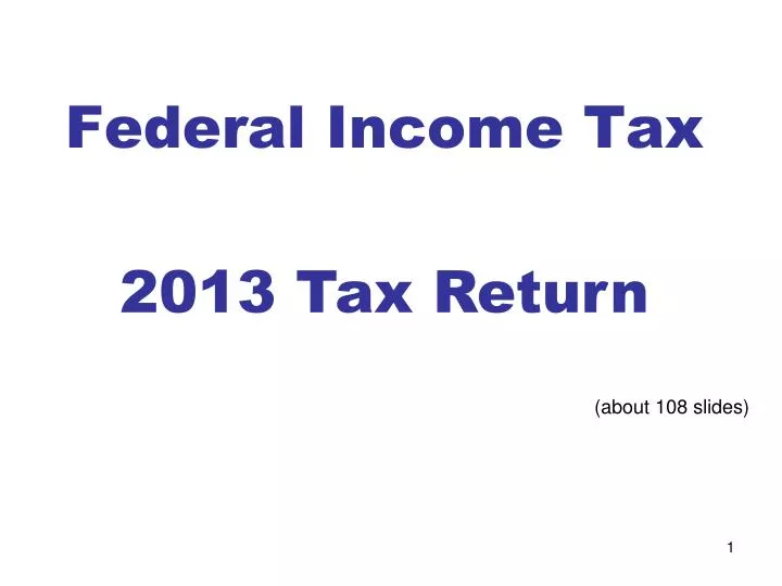 federal income tax n.