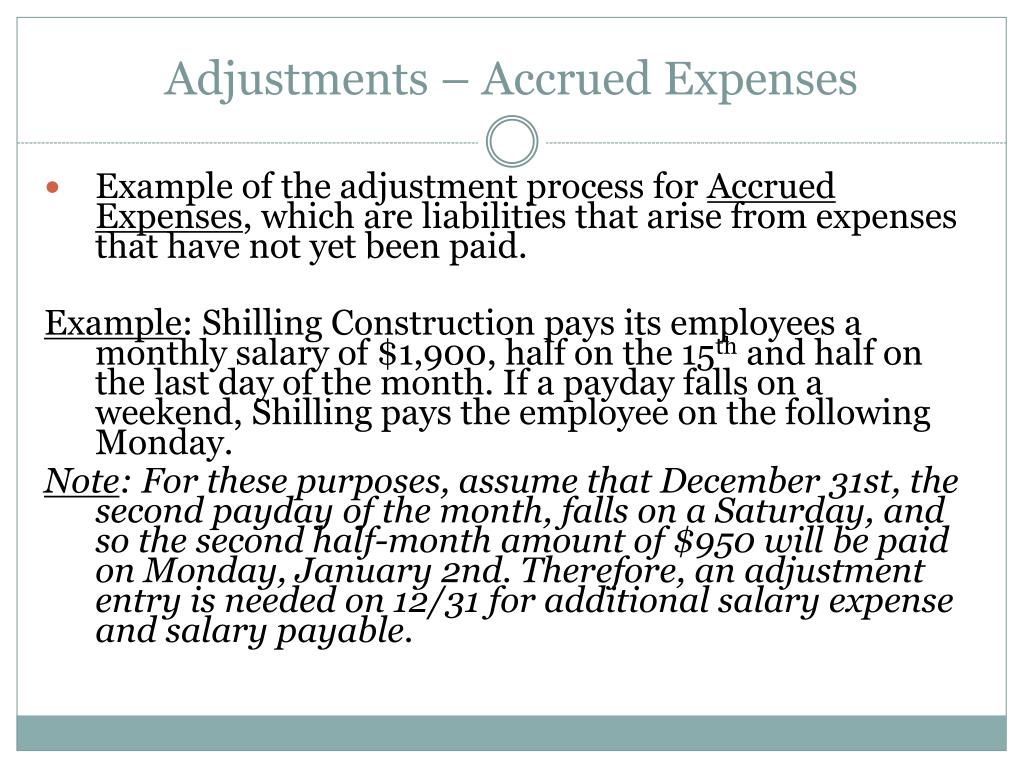 definition of accrued expenses definition of accrued expenses