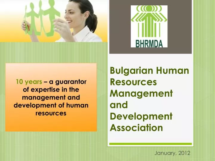 bulgarian human resources management and development association n.