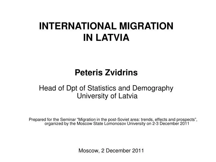 international migration in latvia n.