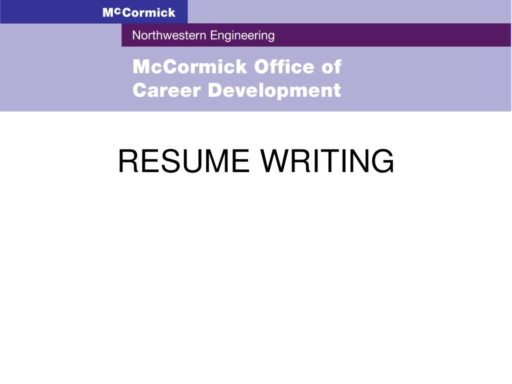 7.2 resume writing presentation