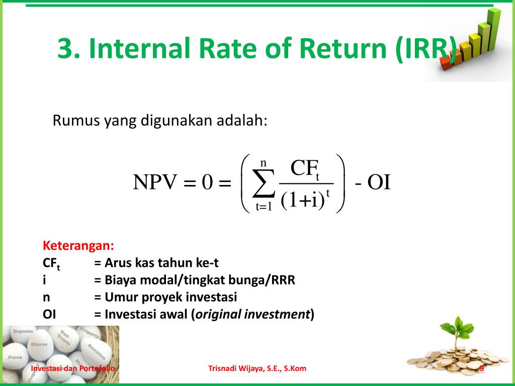 Internal rate of Return. Internal rate of Return, irr. RRR required rate of Return. Rate of Return. Internal rate
