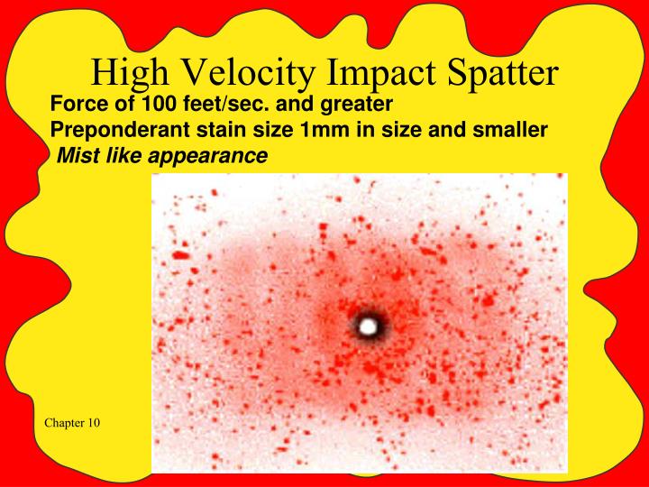 PPT - Blood Spatter Analysis PowerPoint Presentation - ID:5768894