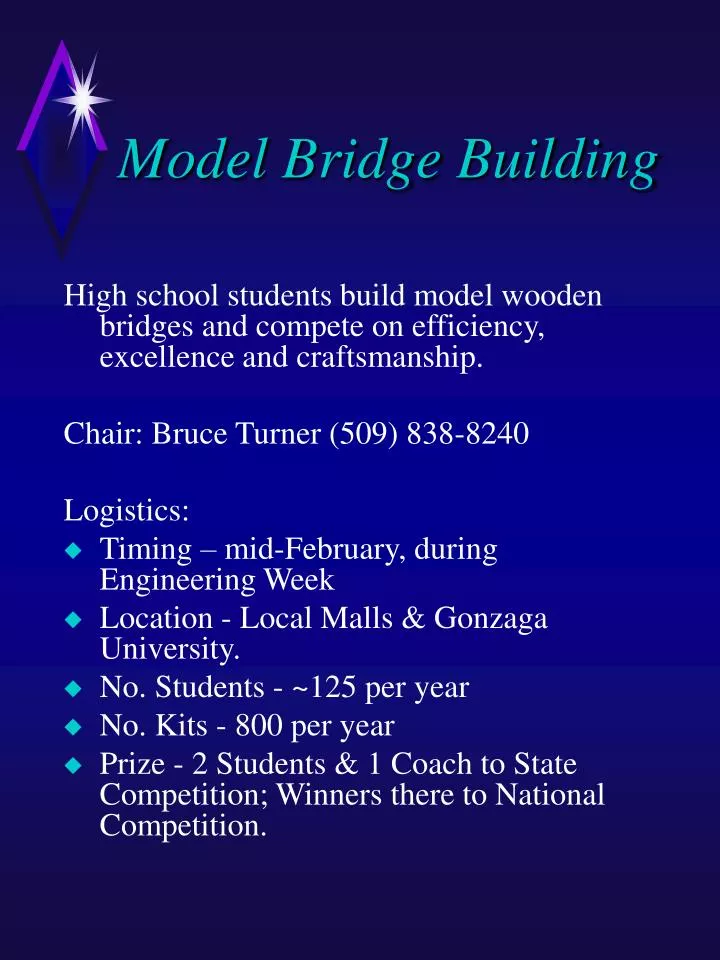 model bridge building n.