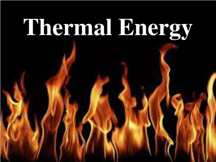thermal energy n.