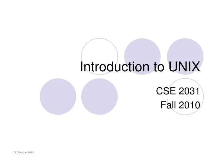 introduction to unix n.