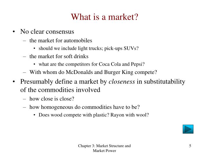 mcdonalds market structure