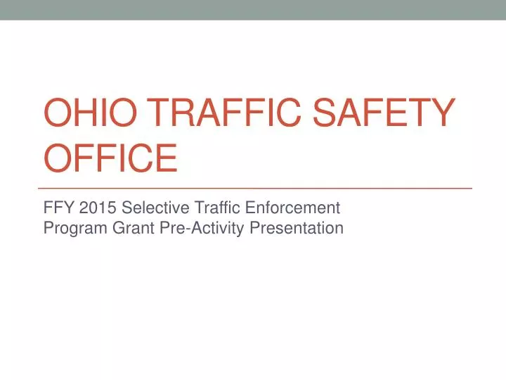 ohio traffic safety office n.