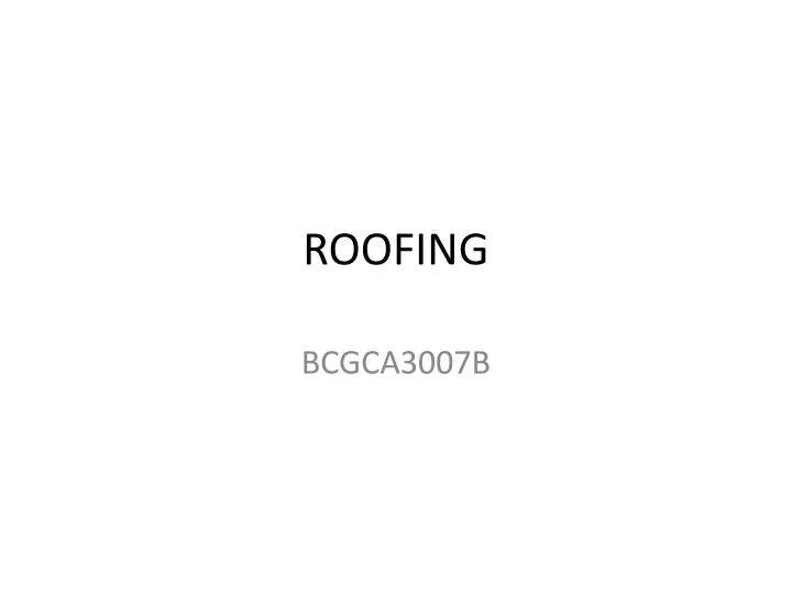 roofing n.