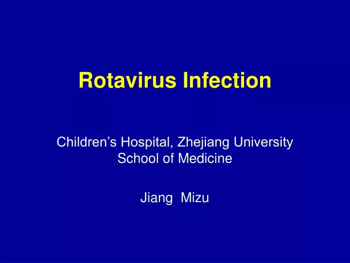 rotavirus infection n.