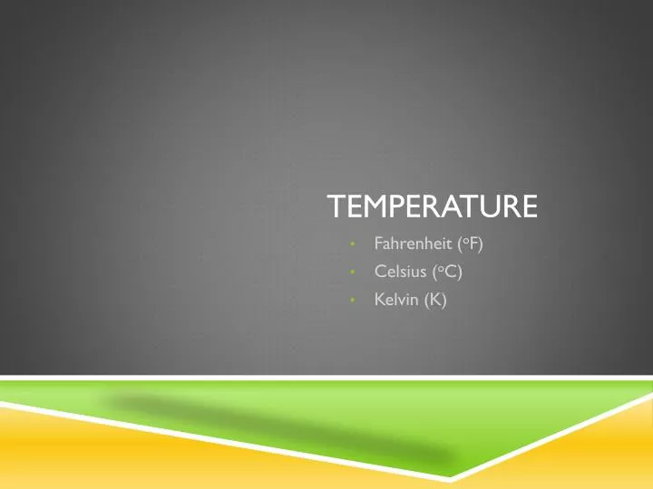 temperature n.