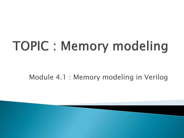 topic memory modeling n.