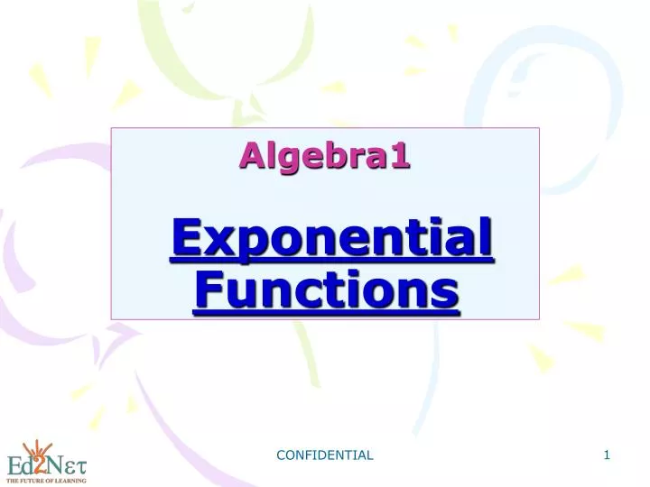 algebra1 exponential functions n.