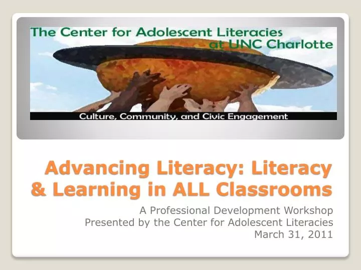 advancing literacy literacy learning in all classrooms n.