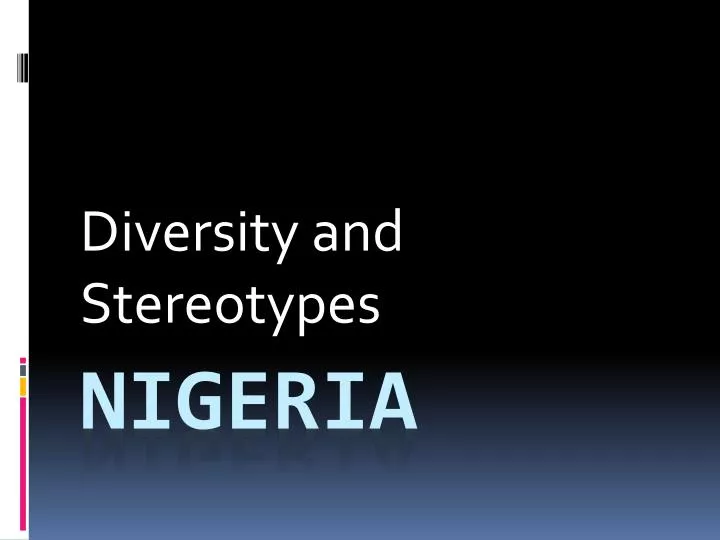 diversity and stereotypes n.