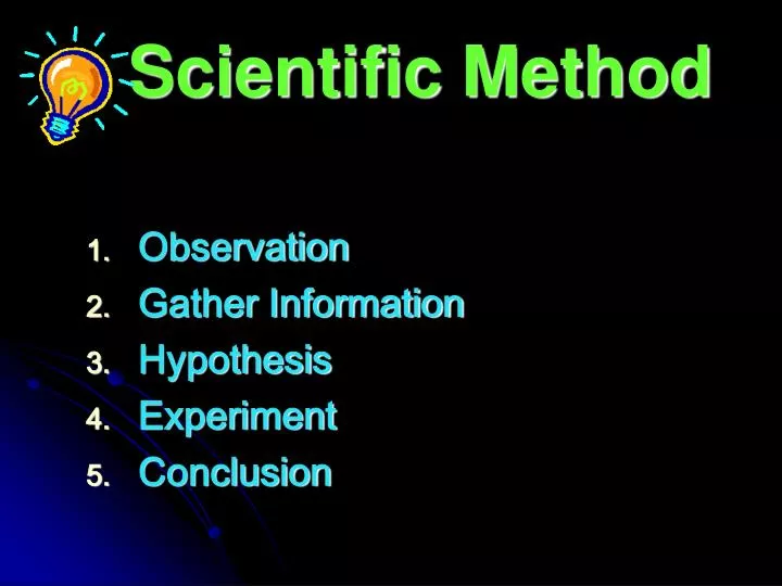 scientific method n.