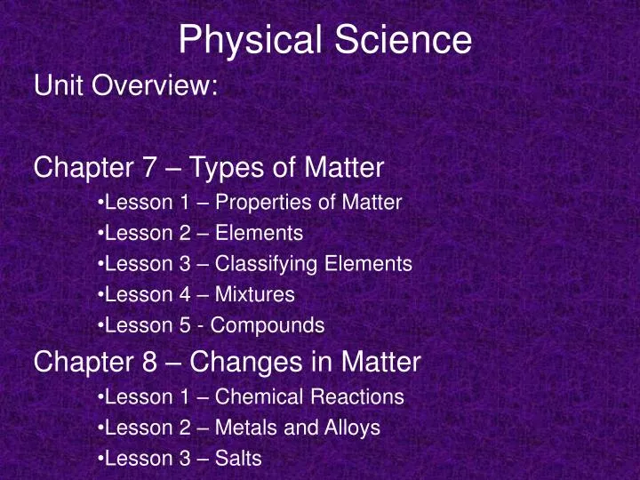 physical science n.