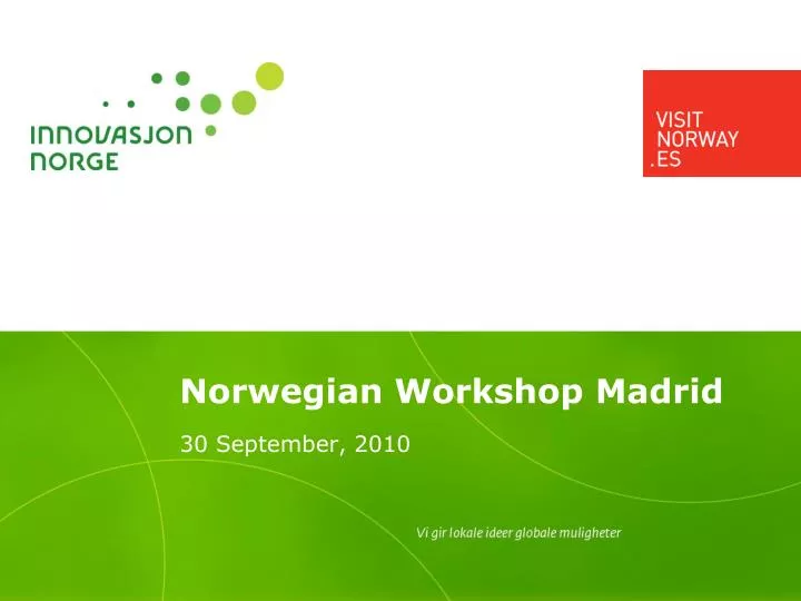 norwegian workshop madrid n.