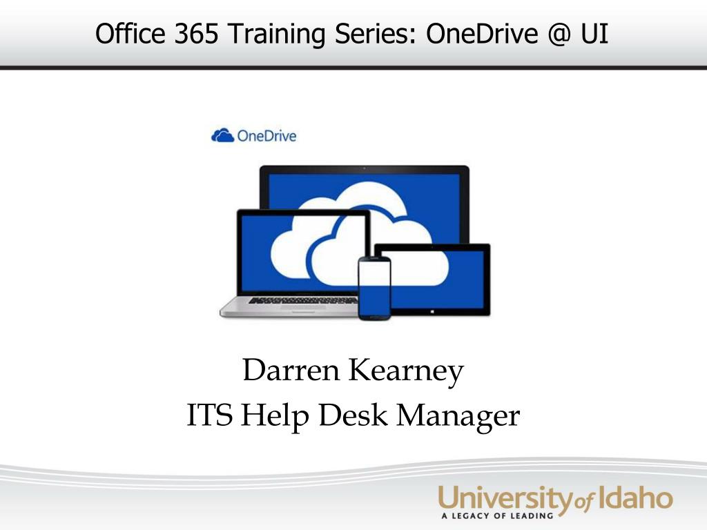 Ppt Office 365 Training Series Onedrive Ui Powerpoint