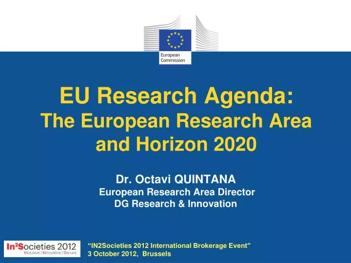 european research area policy agenda