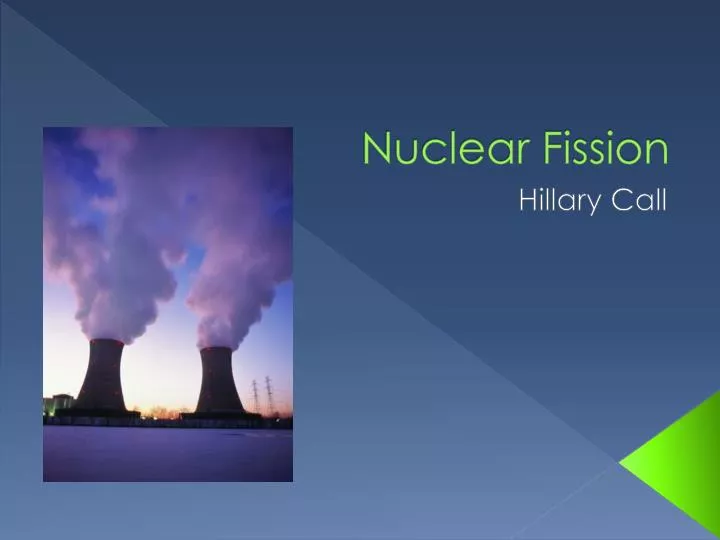nuclear fission n.