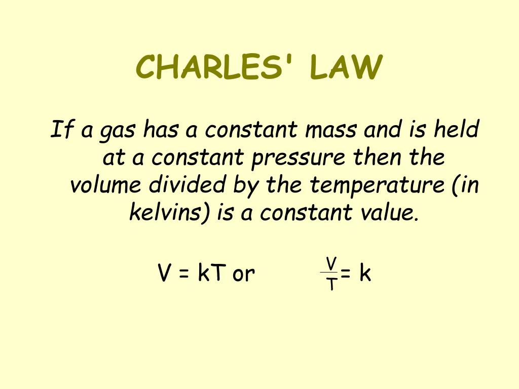 PPT Charles s Law PowerPoint Presentation Free Download ID 5773078