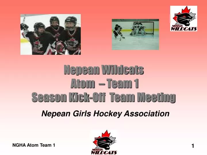 nepean wildcats atom team 1 season kick off team meeting n.
