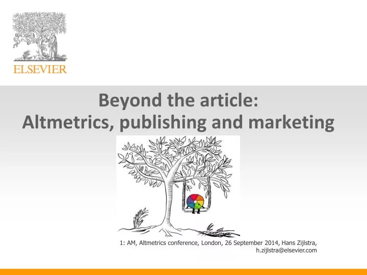 beyond the article altmetrics publishing and marketing n.