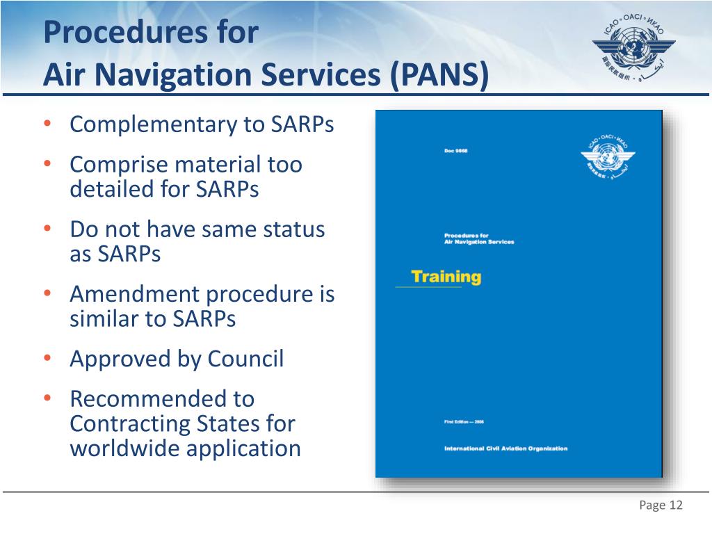 Ppt High Level Overview Of Icao Responsibilities - 