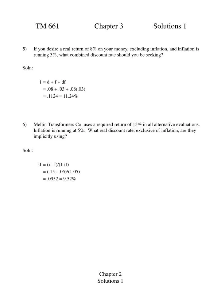 tm 661 chapter 3 solutions 1 n.