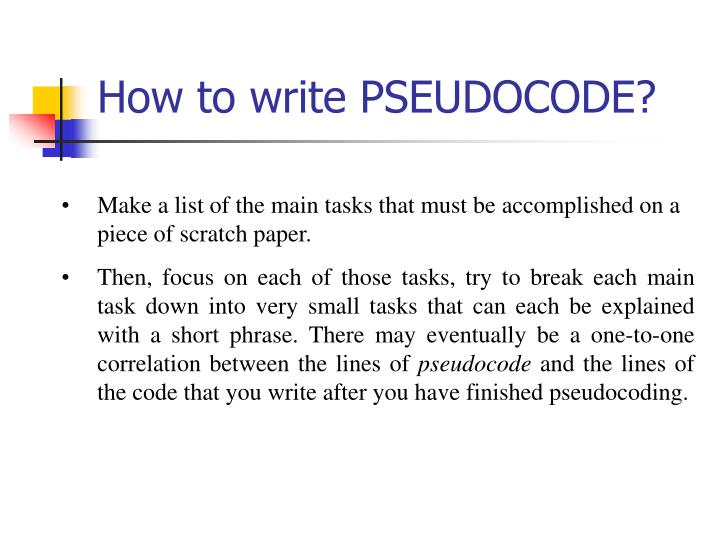 PPT - PSEUDOCODE & FLOW CHART PowerPoint Presentation - ID:5775376