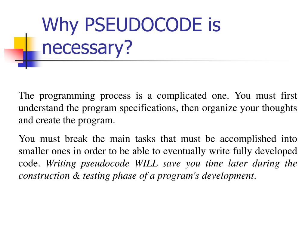 PPT - PSEUDOCODE & FLOW CHART PowerPoint Presentation, free download ...